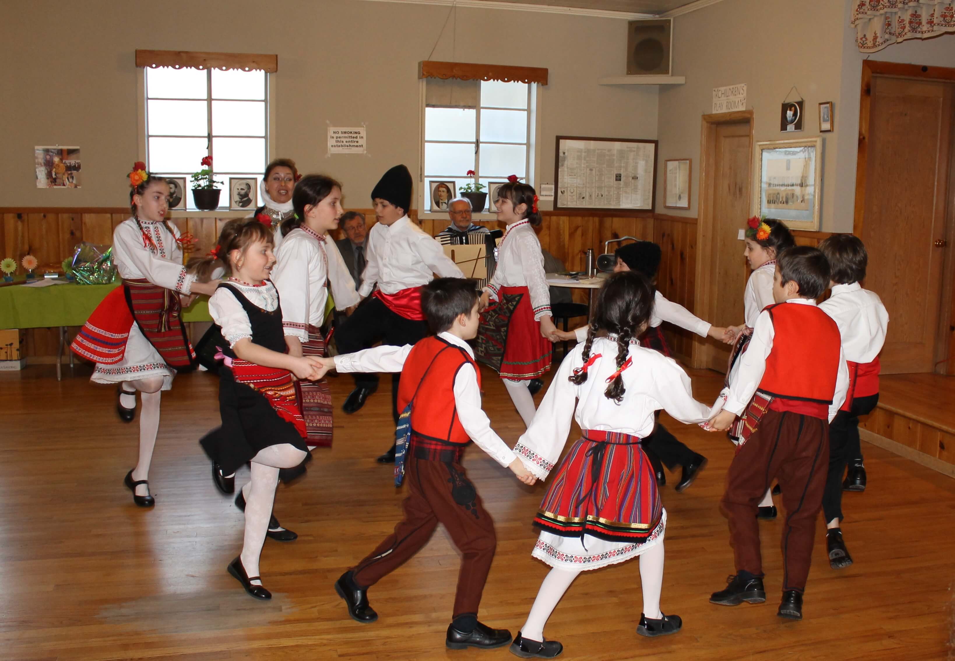 Picture of children dancing in class